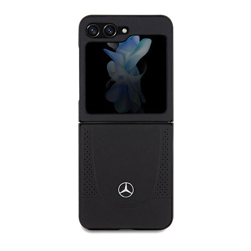 Mercedes Leather Urban case for Samsung Galaxy Z Flip 5 - black - Cell phone cases and covers<<<HurtelXML