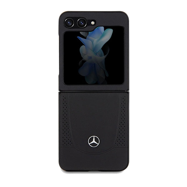 Mercedes Leather Urban case for Samsung Galaxy Z Flip 5 - black - Cell phone cases and covers<<<HurtelXML