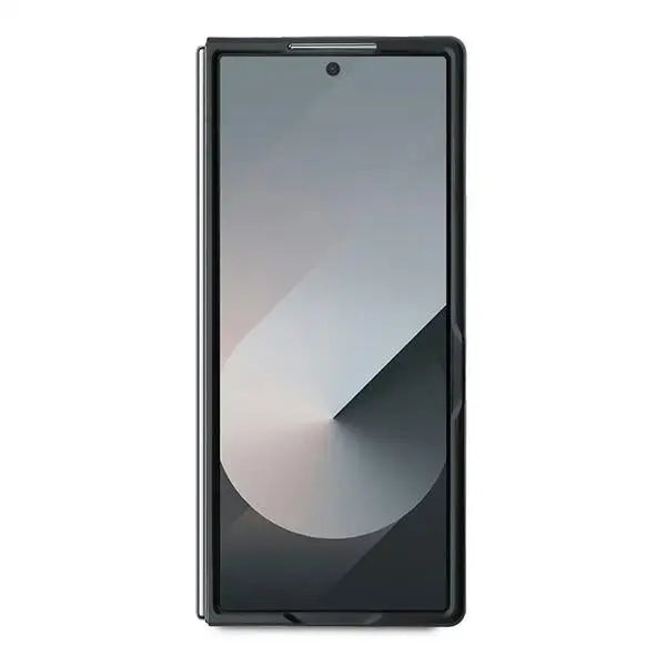 Mercedes Leather Wood Imitation MagSafe Case for Samsung Galaxy Z Fold 6 - Black - Cell phone cases