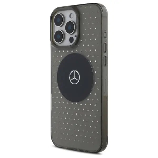 Mercedes MB Case Star Pattern for iPhone 16 Pro - Black - Cell phone cases and covers<<<HurtelXML