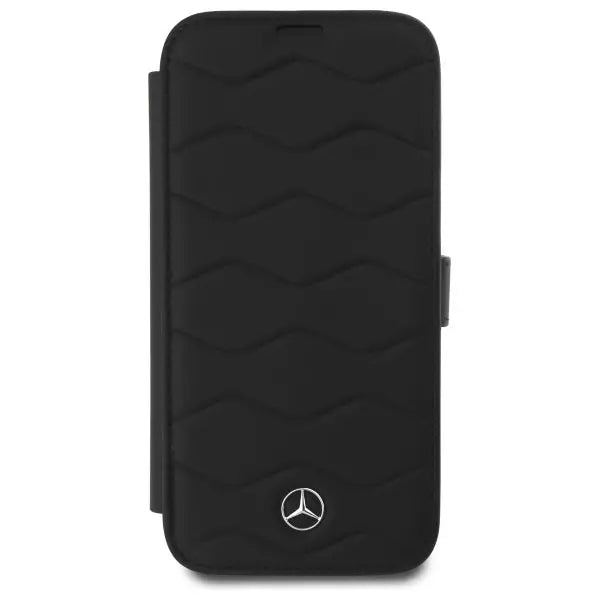 Mercedes MB Waves Leather Case for iPhone 16 Pro Max - Black - Cell phone cases and covers<<<HurtelXML