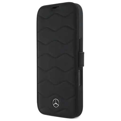 Mercedes MB Waves Leather Case for iPhone 16 Pro Max - Black - Cell phone cases and covers<<<HurtelXML