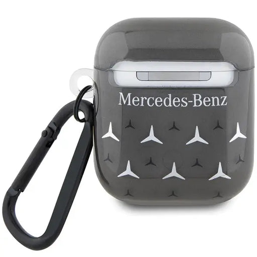 Mercedes MEA28DPMGS AirPods 1/2 cover black/black Large Star Pattern - Cell phone cases and covers<<<HurtelXML