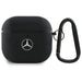 Mercedes MEA4CSLBK AirPods 4 cover black/black Leather Metal Logo - Cell phone cases and covers<<<HurtelXML