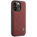 Mercedes MEHCP14L8ROLR iPhone 14 Pro 6.1’’ black/black hardcase Leather Wave Pattern - Cell phone cases