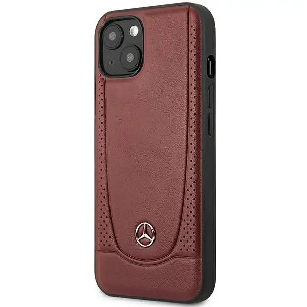 Mercedes MEHCP14MARMRE iPhone 14 Plus 6.7 ’red / red hardcase Leather Urban Bengale - Cell phone cases