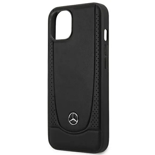 Mercedes MEHCP15MARMBK iPhone 15 Plus 6.7’’ black/black hardcase Leather Urban - Cell phone cases and covers<<<HurtelXML