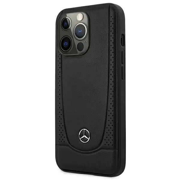 Mercedes MEHCP15XARMBK iPhone 15 Pro Max 6.7’’ black/black hardcase Leather Urban - Cell phone cases