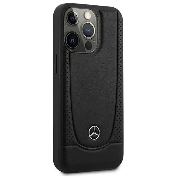 Mercedes MEHCP15XARMBK iPhone 15 Pro Max 6.7’’ black/black hardcase Leather Urban - Cell phone cases