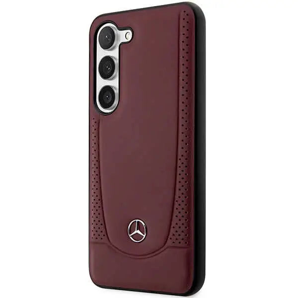 Mercedes MEHCS23MARMRE S23+ S916 red/red hardcase Leather Urban Bengale - Cell phone cases and covers<<<HurtelXML