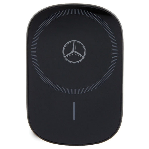 Mercedes MEWCCGSLK 15W induction holder for air vent/glass black/black Silver Stars MagSafe - Cell phone