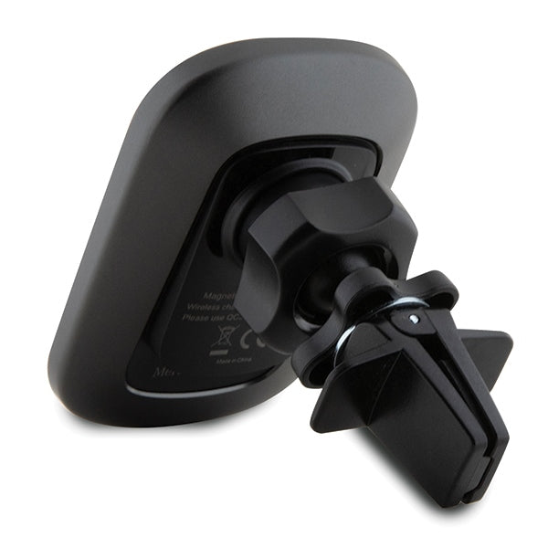 Mercedes MEWCCGSLK 15W induction holder for air vent/glass black/black Silver Stars MagSafe - Cell phone