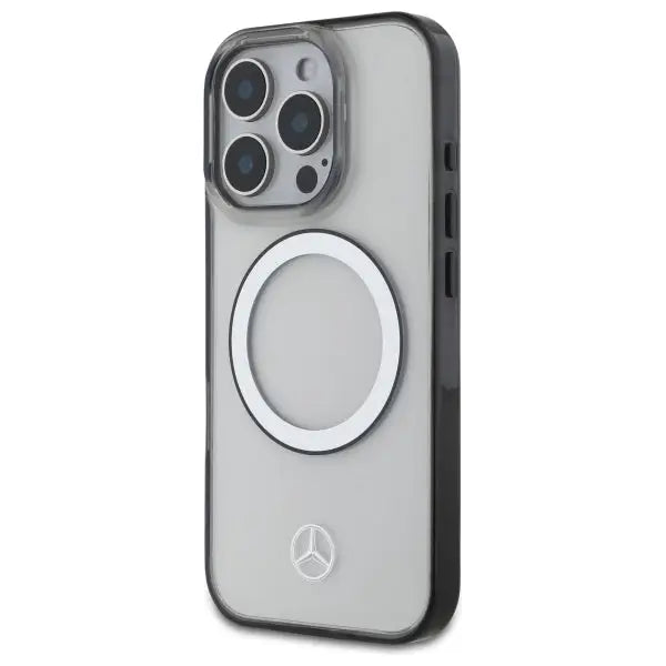 Mercedes Printed Logo MagSafe Case for iPhone 16 Pro Max - Clear - Cell phone cases and covers<<<HurtelXML
