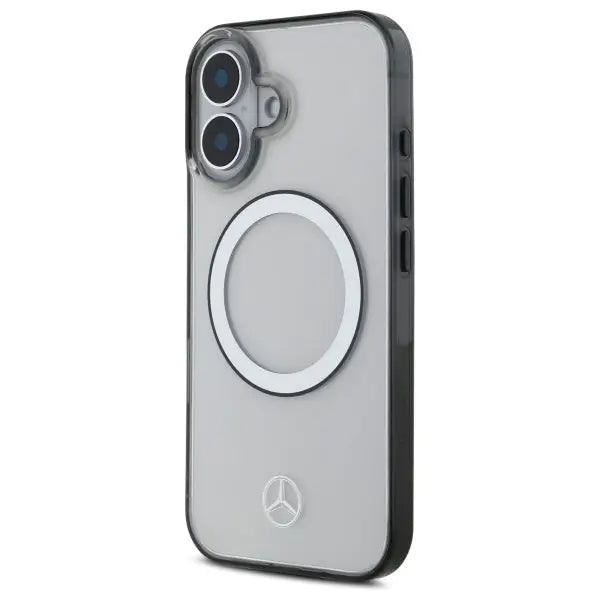 Mercedes Printed Logo MagSafe iPhone 16 Case - Clear - Cell phone cases and covers<<<HurtelXML