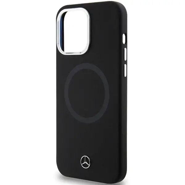 Mercedes Silicone Bicolor MagSafe case for iPhone 15 Pro - black - Cell phone cases and covers<<<HurtelXML