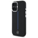 Mercedes Silicone Blue Stripe MagSafe iPhone 16 Case - Black - Cell phone cases and covers<<<HurtelXML