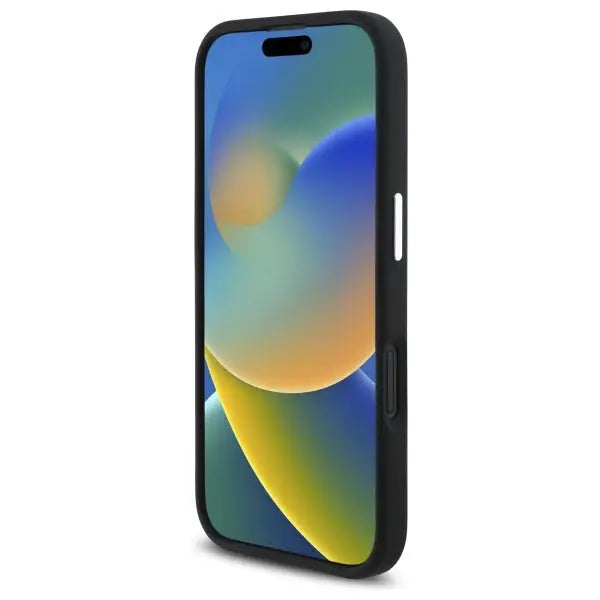 Mercedes Silicone Blue Stripe MagSafe iPhone 16 Case - Black - Cell phone cases and covers<<<HurtelXML