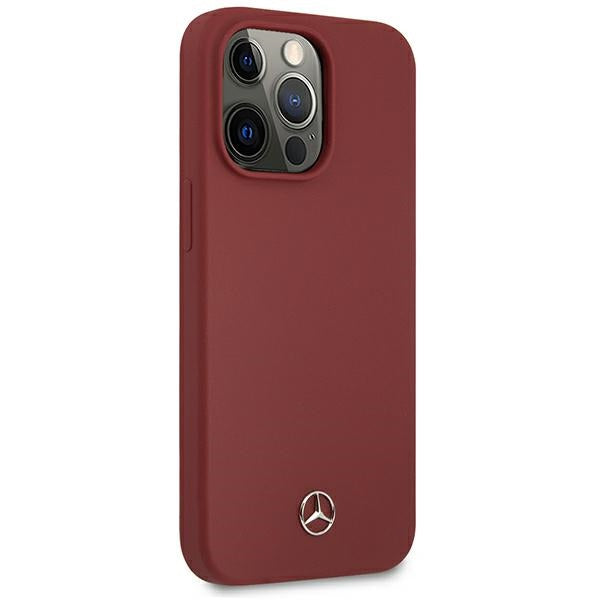 Mercedes Silicone Line Case for iPhone 13 Pro Max - Red - Cell phone cases and covers<<<HurtelXML