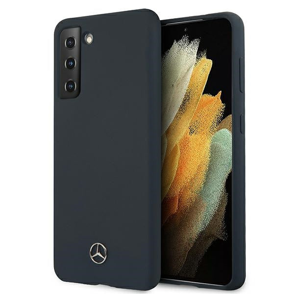 Mercedes Silicone Line Case for Samsung Galaxy S21 - Blue - Cell phone cases and covers<<<HurtelXML