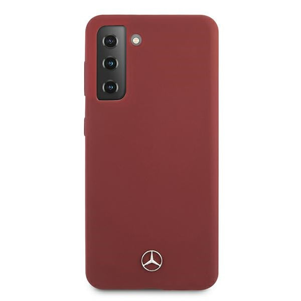Mercedes Silicone Line Case for Samsung Galaxy S21 - Red - Cell phone cases and covers<<<HurtelXML