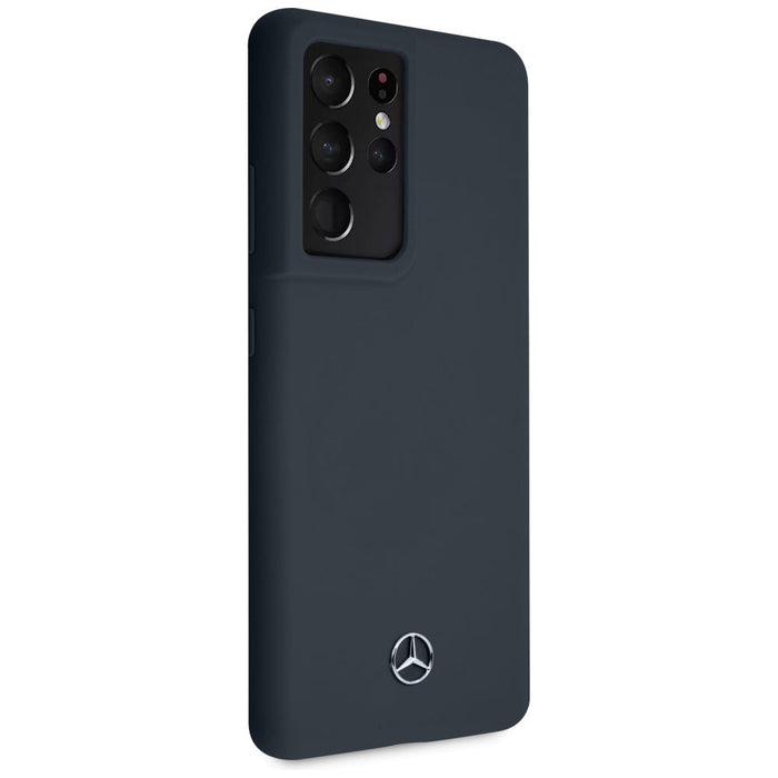 Mercedes Silicone Line Case for Samsung Galaxy S21 Ultra - Blue - Cell phone cases and covers<<<HurtelXML