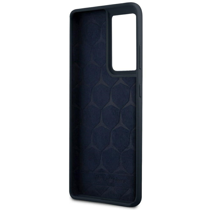 Mercedes Silicone Line Case for Samsung Galaxy S21 Ultra - Blue - Cell phone cases and covers<<<HurtelXML
