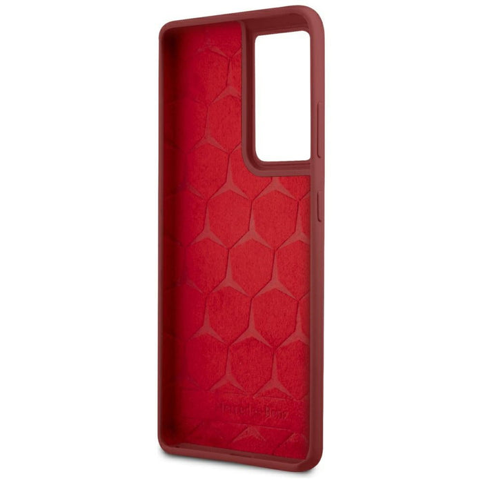 Mercedes Silicone Line Case for Samsung Galaxy S21 Ultra - Red - Cell phone cases and covers<<<HurtelXML