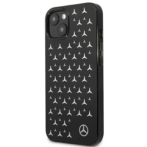 Mercedes Silver Stars Pattern Case for iPhone 13 mini - Black - Cell phone cases and covers<<<HurtelXML
