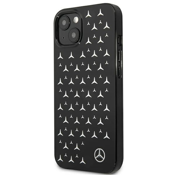 Mercedes Silver Stars Pattern Case for iPhone 13 mini - Black - Cell phone cases and covers<<<HurtelXML