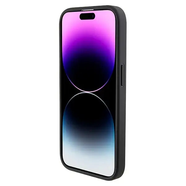 Mercedes Stripes Pattern Leather MagSafe case for iPhone 15 Pro Max - black - Cell phone cases and covers<<<HurtelXML