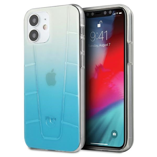 Mercedes Transparent Line Case for iPhone 12 mini - Blue - Cell phone cases and covers<<<HurtelXML