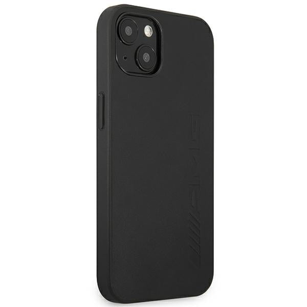 AMG AMHCP14MDOLBK iPhone 14 Plus 6.7 "black / black hardcase Leather Hot Stamped