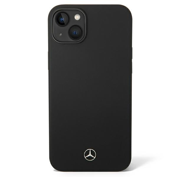 Mercedes Silicone Line case for iPhone 14 Plus - black