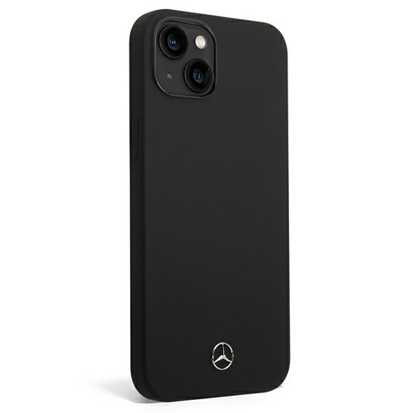 Mercedes Silicone Line case for iPhone 14 Plus - black