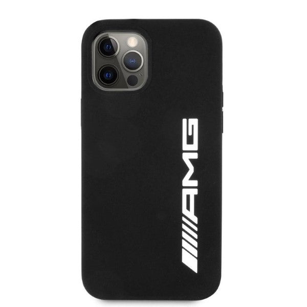 AMG Silicone Big Logo case for iPhone 12 Pro Max - black