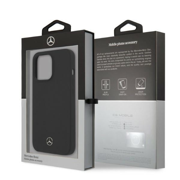 Mercedes Silicone Line MagSafe case for iPhone 13 Pro / iPhone 13 - black