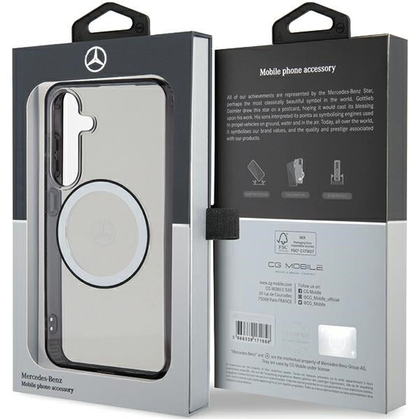 Mercedes Printed Logo MagSafe case for Samsung Galaxy S24 - transparent
