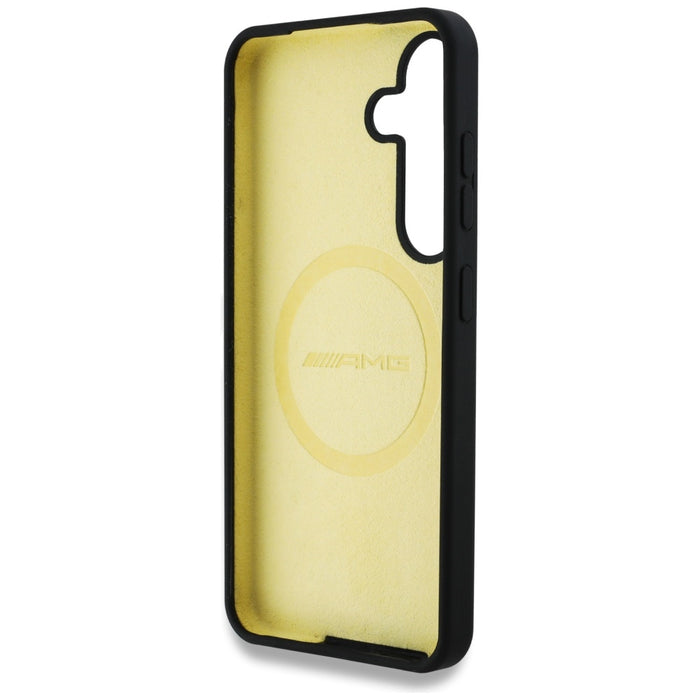 AMG Oversize Rhombs MagSafe Case for Samsung Galaxy S25 - Black