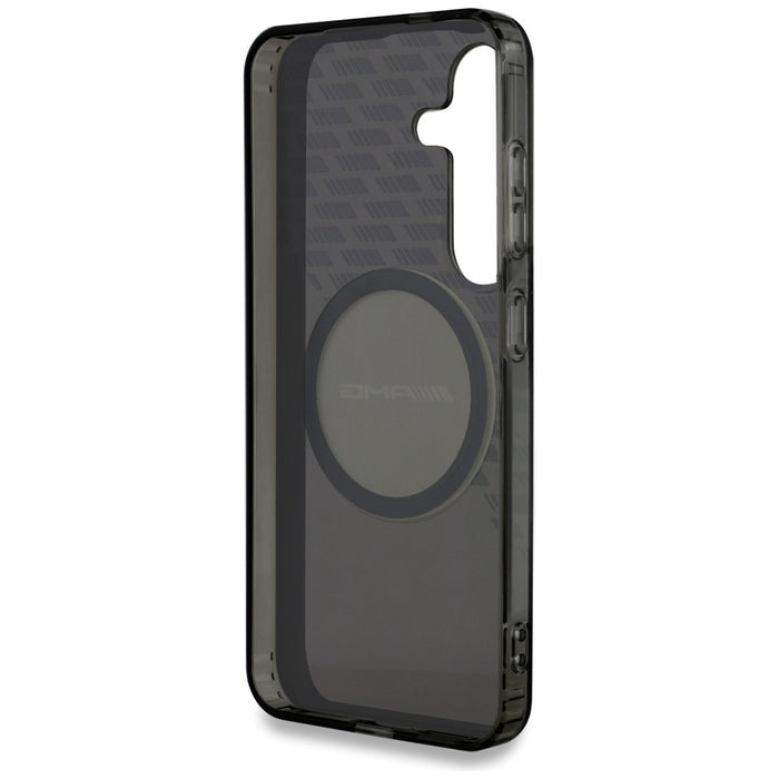 AMG Transparent Rhombs MagSafe Case for Samsung Galaxy S25 - Black