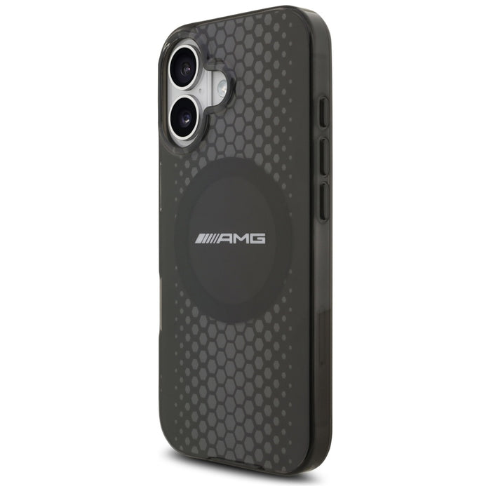 AMG Double Layer Transparent Graphics MagSafe case for iPhone 17 - black