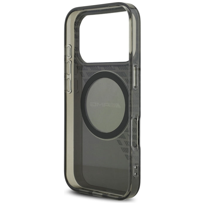 AMG Double Layer Transparent Smocked MagSafe Case for iPhone 17 Pro - Black