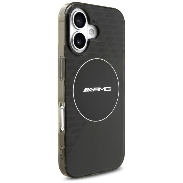 AMG Nauble Layer Transparent Smocked MagSafe Case for iPhone 17 - Black