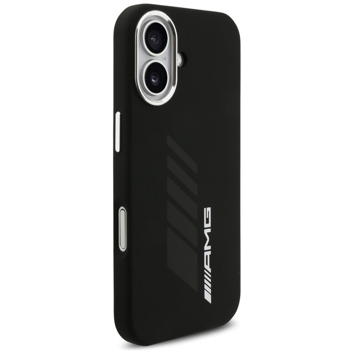 AMG Silicone Oversize Rhombs MagSafe Case for iPhone 17 - Black