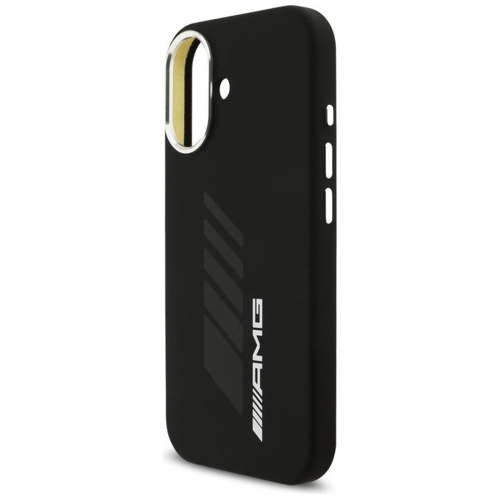 AMG Silicone Oversize Rhombs MagSafe Case for iPhone 17 - Black