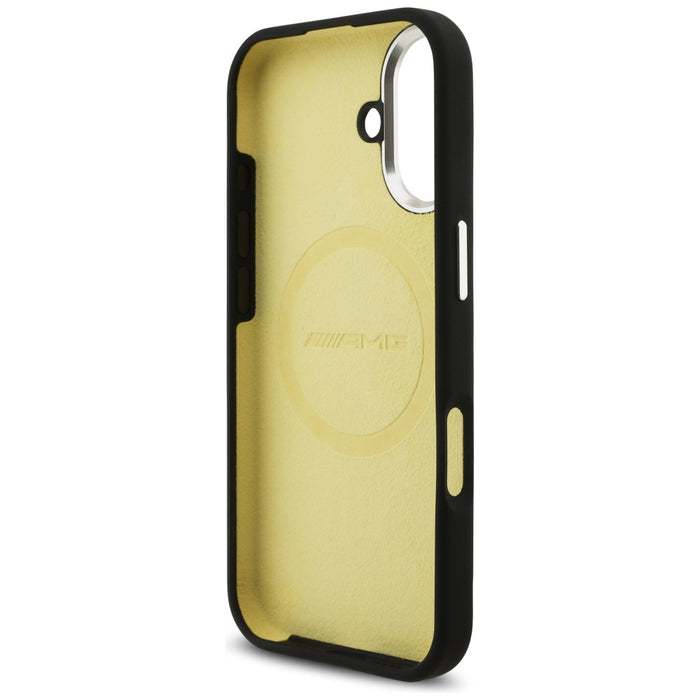 AMG Silicone Oversize Rhombs MagSafe Case for iPhone 17 - Black