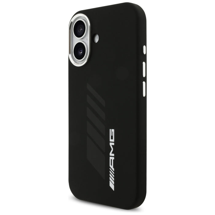 AMG Silicone Oversize Rhombs MagSafe Case for iPhone 17 - Black