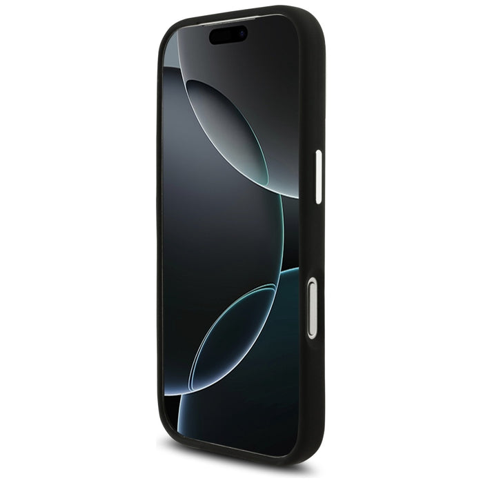 AMG Silicone Oversize Rhombs MagSafe Case for iPhone 17 Pro - Black