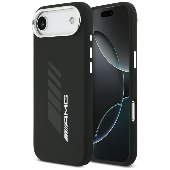 AMG Silicone Oversize Rhombs MagSafe Case for iPhone Air - Black
