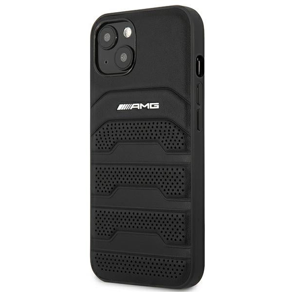 Mercedes AMG Debossed Lines Case for iPhone 13 / 14 / 15 - Black