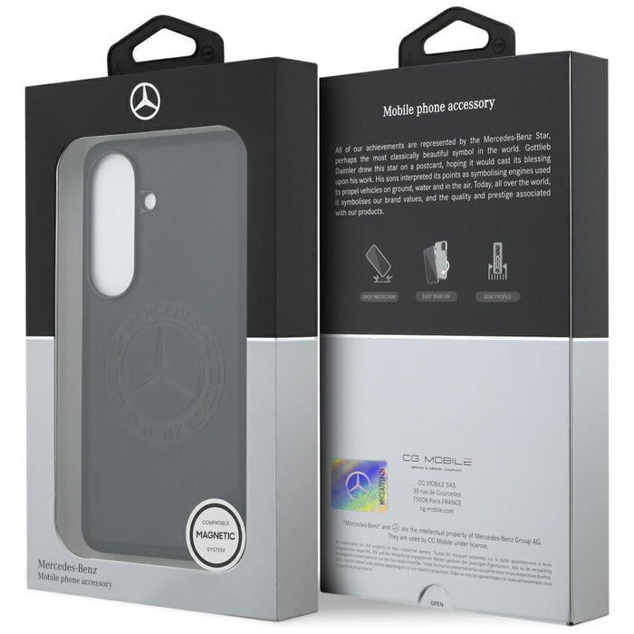 Mercedes Vintage Logo MagSafe Case for Samsung Galaxy S26 - Black